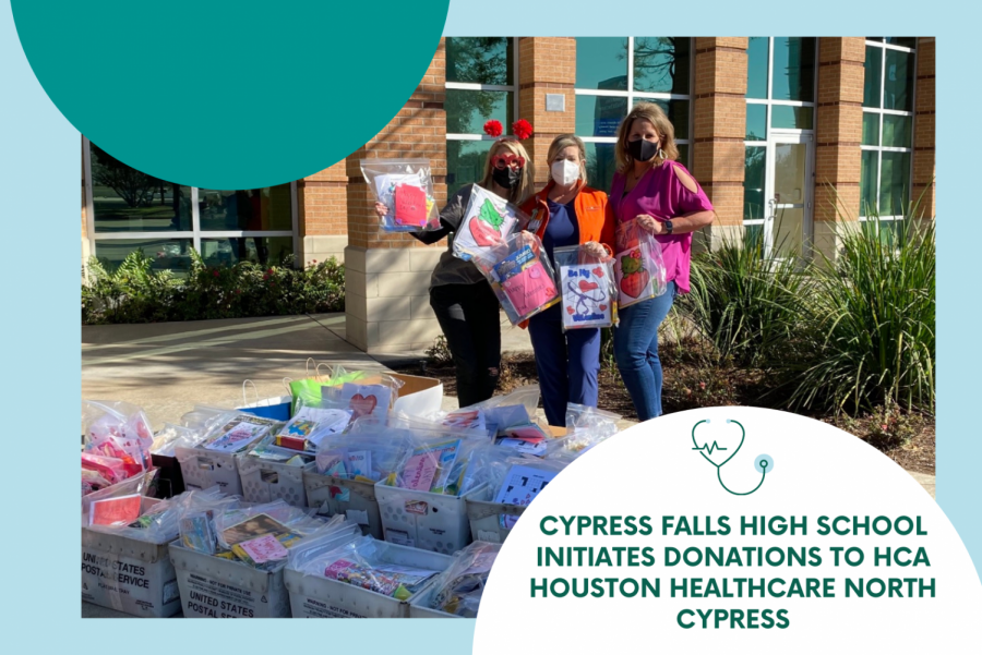 Cypress Falls High School Initiates Donations to HCA Houston Healthcare North Cypress