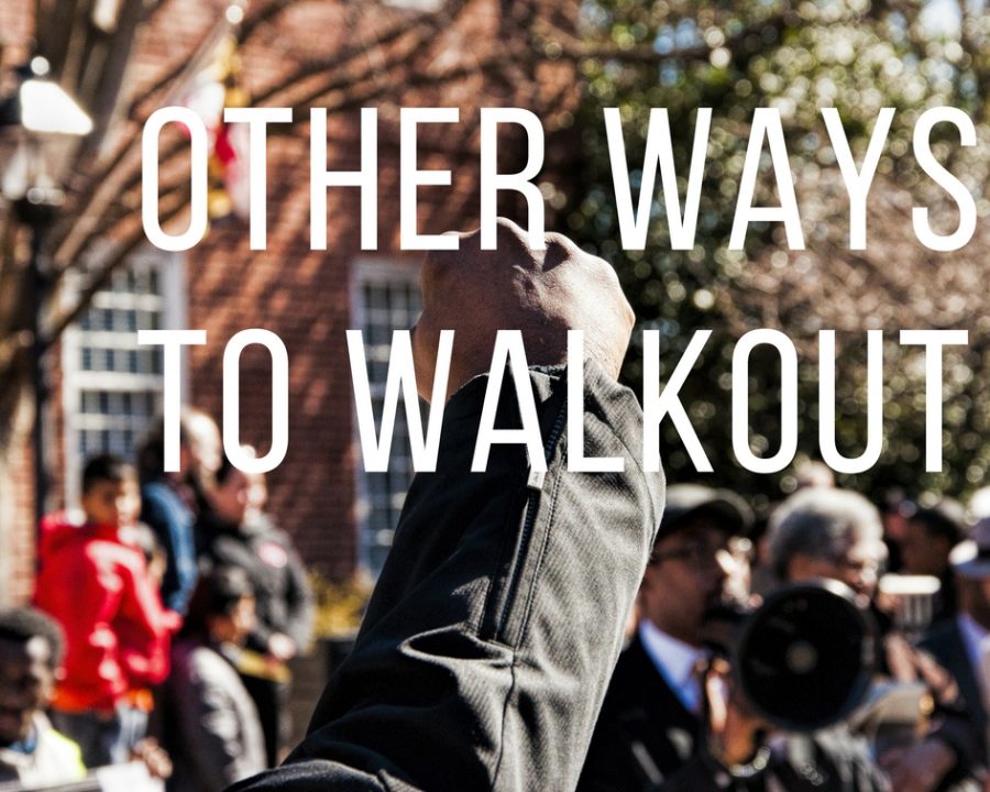Other ways to “Walk Out” in protest for stricter gun legislation.