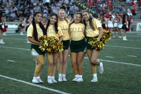 Cy Falls HS cheer raises money for Childhood Cancer Awareness month