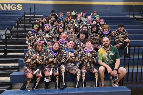 Indoor Drumline & Colorguard Place at Area Competition